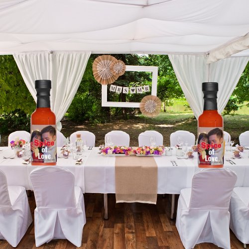 Create Your Own  Spice of Love  Wedding Photo Hot Sauces