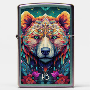 Create Your Own Spirit Animal Bear Zippo Lighter