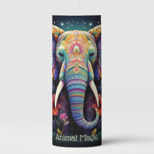 Create Your Own Spiritual Elephant Totem Animal Pillar Candle