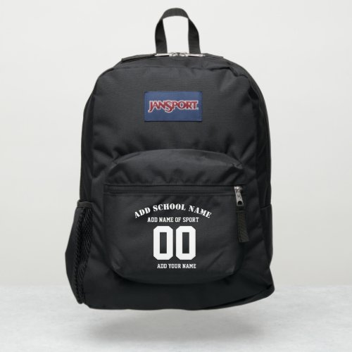 Create Your Own Sports Jersey Name Number Black