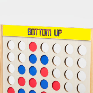 Create Your Own sports Natural Wood Lawn Games Fast Four