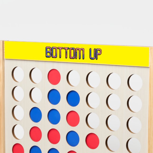 Create Your Own sports Natural Wood Lawn Games Fast Four (Front Top)