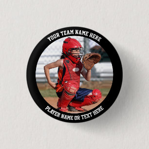 Create Your Own Sports Team Photo Button