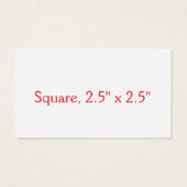 Create Your Own Square, 2.5" x 2.5" (Back)
