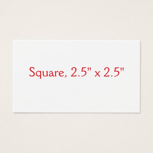 Create Your Own Square, 2.5" x 2.5" (Front)