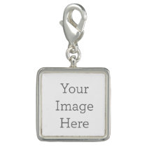 Create Your Own Square Bracelet Charm Create Your Own Square Bracelet Charm