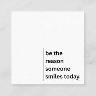 Create Your Own Square Business Card
