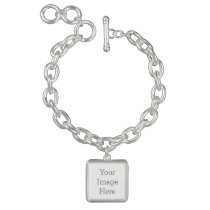 Create Your Own Square Charm Bracelet Create Your Own Square Charm Bracelet