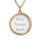 Create Your Own Square Gold Plated Necklace