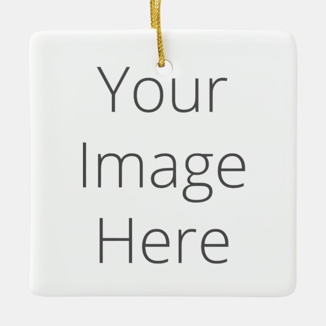 Create Your Own Square Ornament (Front)