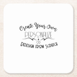 Create Your Own Square Paper Coaster