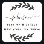Create Your Own Square Return Address Sticker<br><div class="desc">Create Your Own Square Return Address Square Sticker</div>