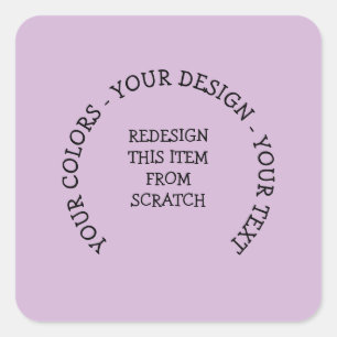 Create Your Own Square Sticker