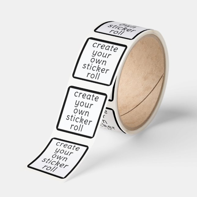 create your own square sticker (Roll)