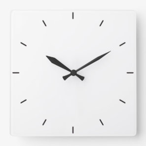 Create your own square wall clock