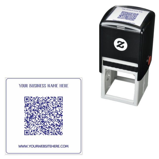 Create Your Own Square with QR Code Stamp Template (In Situ)