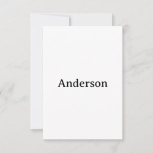 Create Your Own Squared 3.5" x 5" Invitation