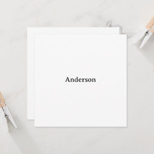Create Your Own Squared 5.25" x 5.25" Invitation