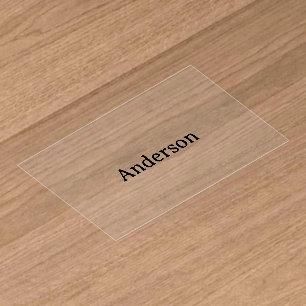 Create Your Own Squared Clear Business Cards
