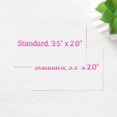 Create Your Own Standard, 3.5" x 2.0" (Desk)