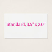 Create Your Own Standard, 3.5" x 2.0" (Back)