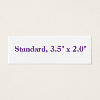Create Your Own Standard, 3.5" x 2.0"