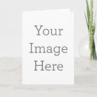 Create Your Own Standard 5"x7" Folded Holiday Card