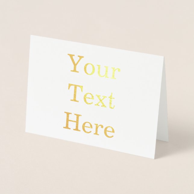 Standard (5"x7") Foil Card (Front)