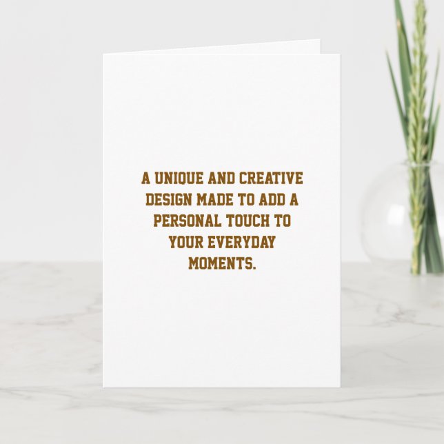 Create Your Own Standard 5" x 7" Folded Program (Front)