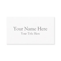 Create Your Own Standard Business Card Create Your Own Standard Business Card