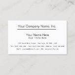 Create Your Own Standard Business Card at Zazzle