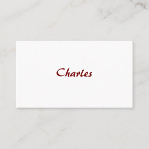 Create Your Own Standard Flat Place Card