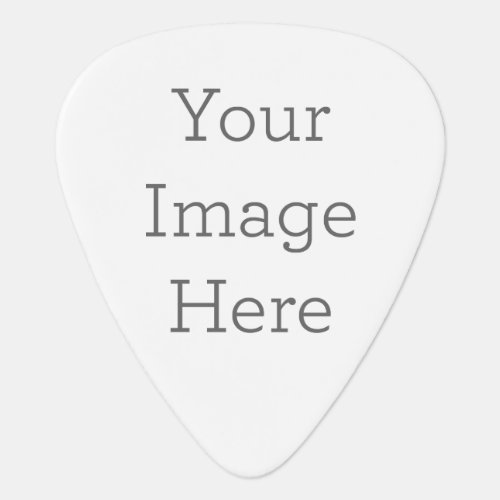 Create Your Own Standard Guitar Pick