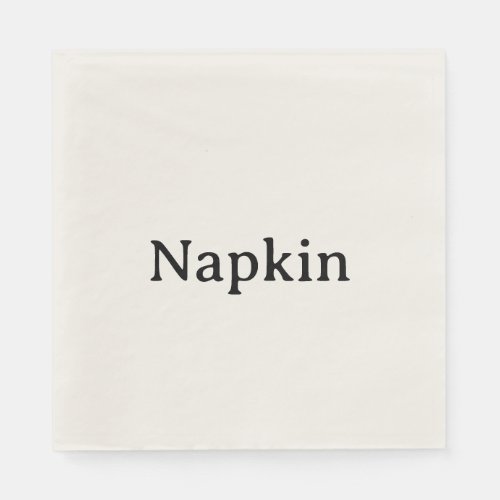 Create Your Own Standard Luncheon Ecru Napkins