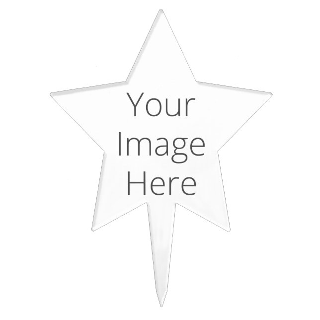 Create Your Own Star Cake Topper (Front)