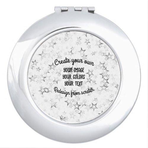 Create Your Own _ Star Glitter Compact Mirror