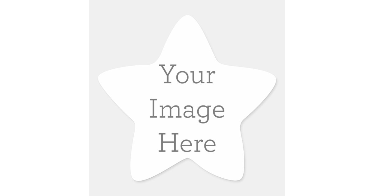 Create Your Own Star Sticker Zazzle