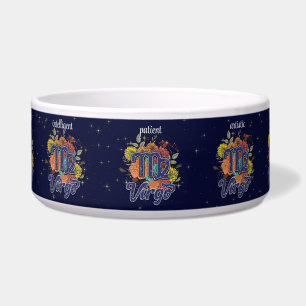 Create Your Own Starry Floral Virgo Zodiac Bowl