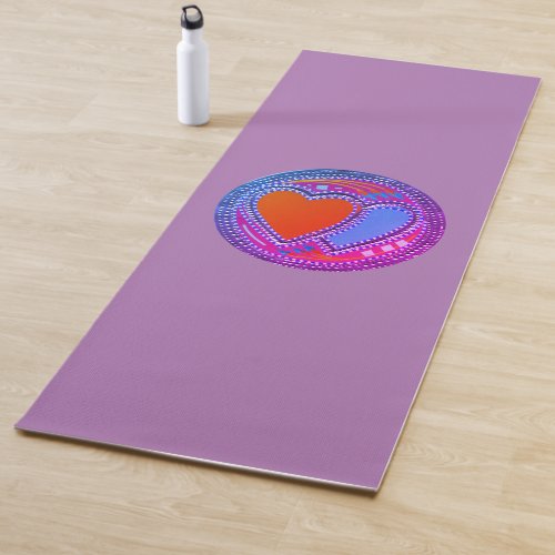 Create your own Stay Safe Love All to Save All Yoga Mat