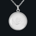 Create Your Own - Sterling Silver Necklace<br><div class="desc">Current background shown: White Rose Replace the image shown on this product with an image your own to create a completely customized item from scratch, or personalize the current background. Add some of your own images and custom text if desired and choose your favorite fonts and colors! Create your own...</div>