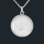 Create Your Own - Sterling Silver Necklace<br><div class="desc">Current background shown: White Rose Replace the image shown on this product with an image your own to create a completely customized item from scratch, or personalize the current background. Add some of your own images and custom text if desired and choose your favorite fonts and colors! Create your own...</div>