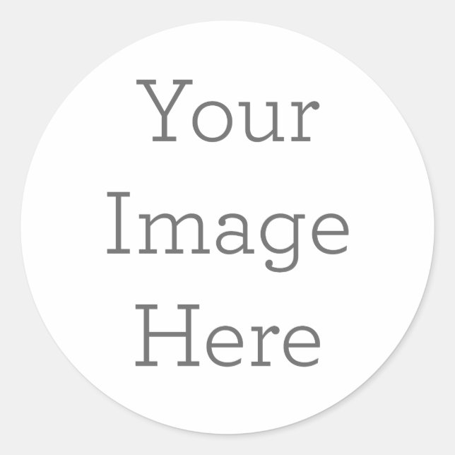 Custom Classic Round Stickers, Format: Sheet of Stickers, Size: Small, 1½ inch (sheet of 20), Paper Type: Glossy White Paper (Front)
