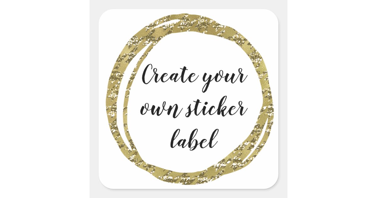 Create Your Own Sticker Label | Zazzle