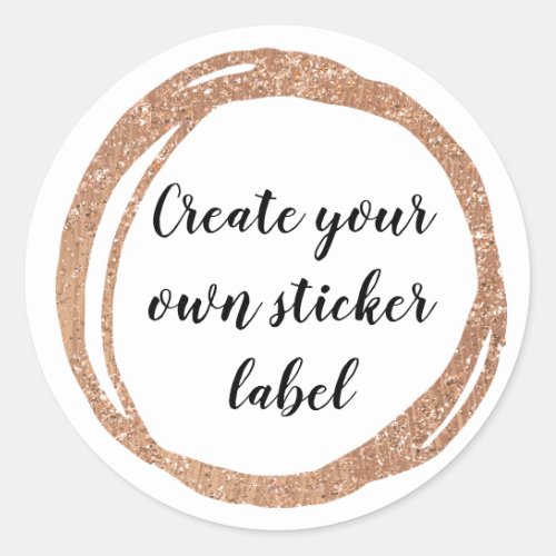 Create Your Own Sticker Label