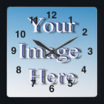 Create Your Own Stylish 🔥 Image Template Square Wall Clock<br><div class="desc">🔥 Why You’ll Love It: ✔ original-inspired design – a guaranteed conversation starter ✔ Perfect for milestone birthday gifts – 40th, 50th, or 60th ✔ Durable products and finely crafted ✔ Great gift idea for those who are hard to shop for It’s a snap to create your own. You can...</div>
