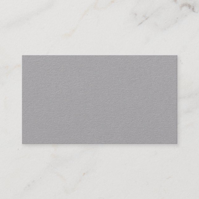 Create Your Own Stylish Premium Grey Business Card (Front)