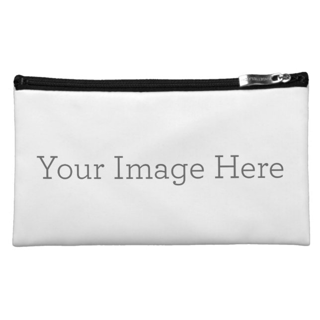 Sueded Medium Cosmetic Bag  (Front)