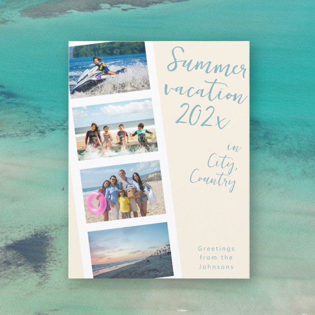 Create your own summer vacation photo Postcard (Creator Uploaded)