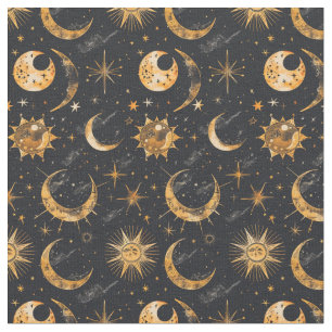 Create Your Own Sun Moon Stars Celestial Fabric