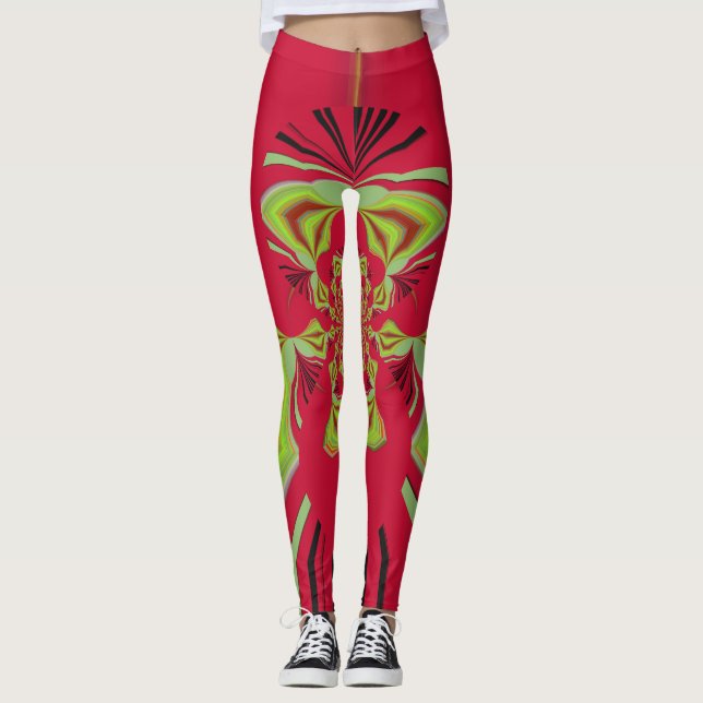 Create your own sunrise Free Time Weekend Lounging Leggings (Front)